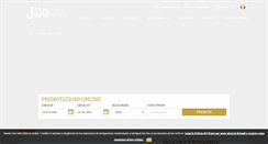 Desktop Screenshot of hoteljane.it