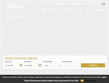 Tablet Screenshot of hoteljane.it